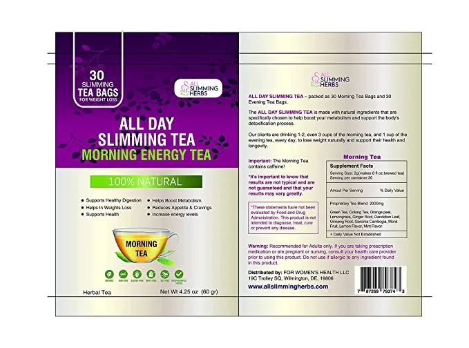 All Day Slimming Tea fact